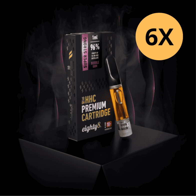 Výhodný set 6x 10-OH-HHC náplň eighty8, 1ml