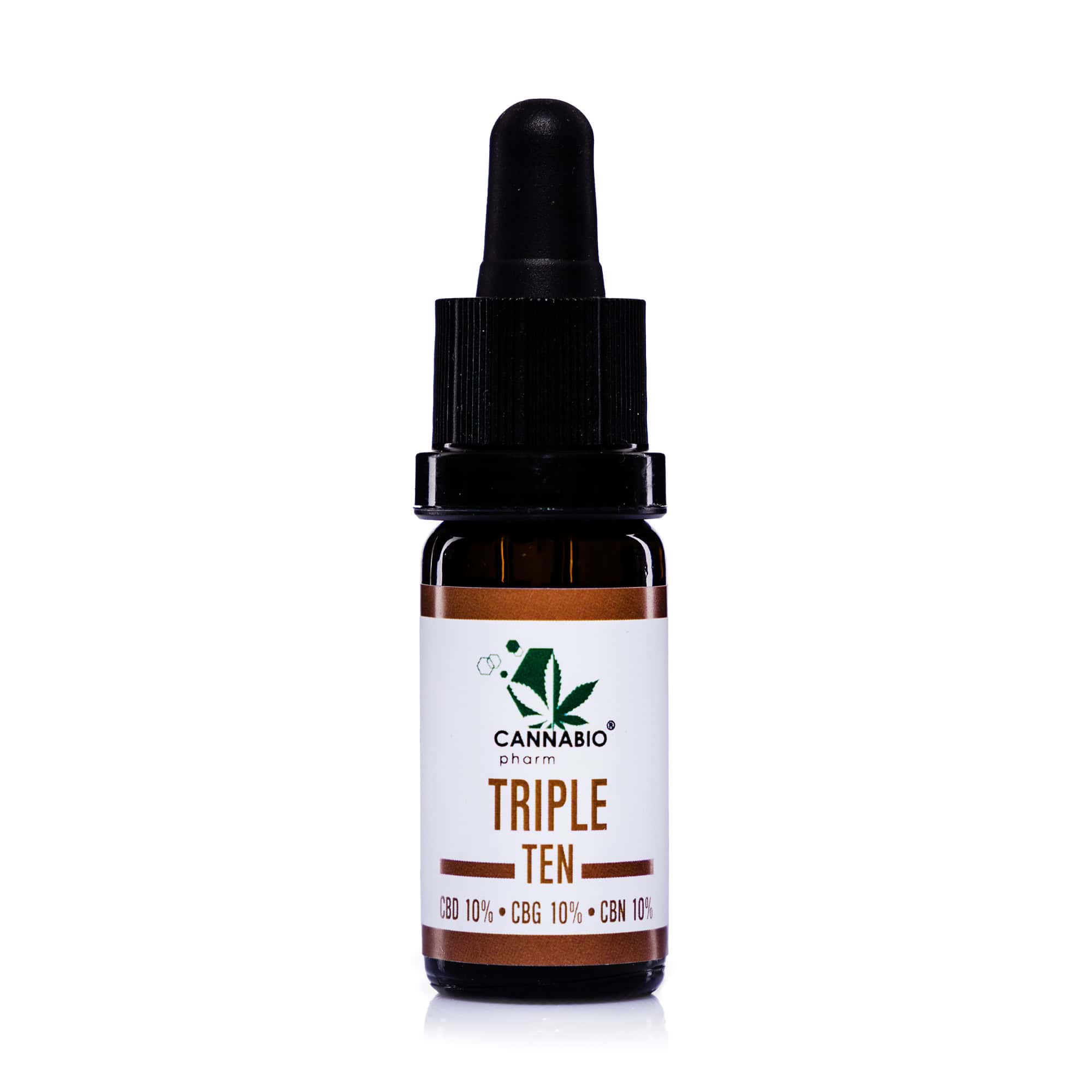 CANNABIO Triple Ten CBD CBG CBN 30% 10ml