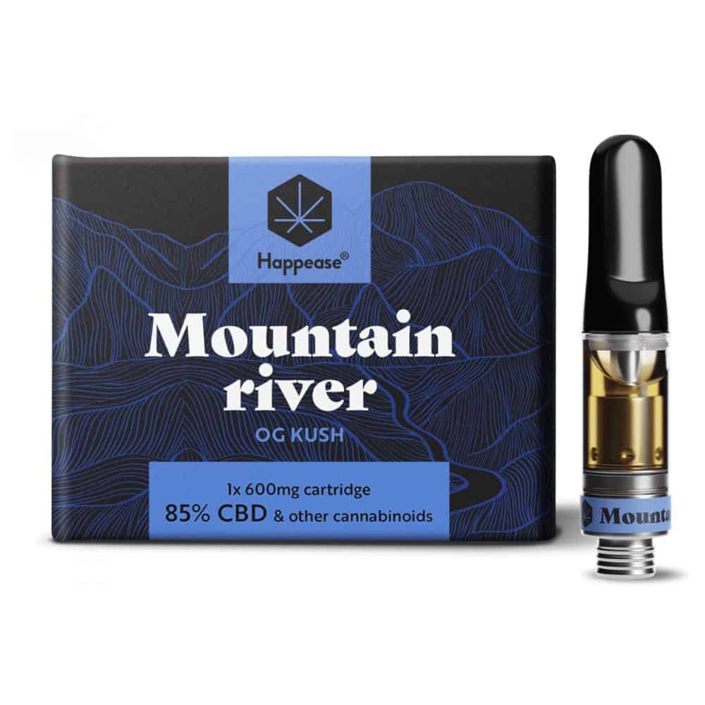 CBD cartridge Mountain River Happease 85% OG Kush 1ks
