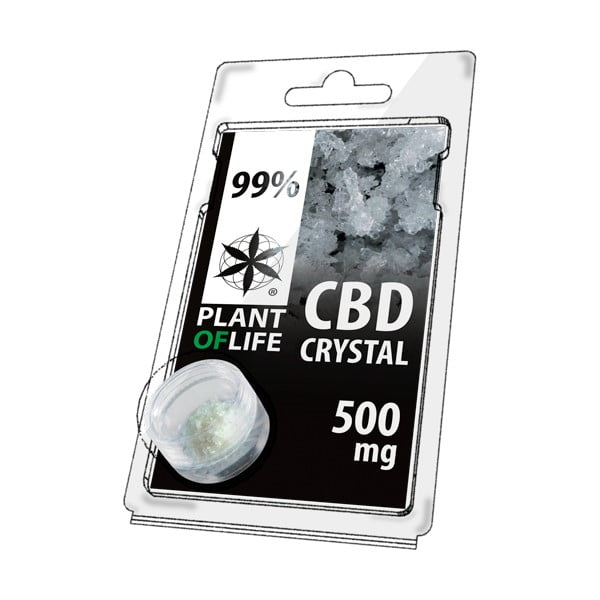 CBD kryštál 99% Plant of Life 500mg