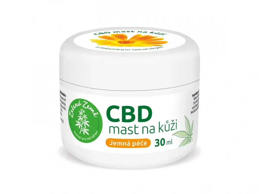 CBD masť na pokožku Zelená Země 30ml