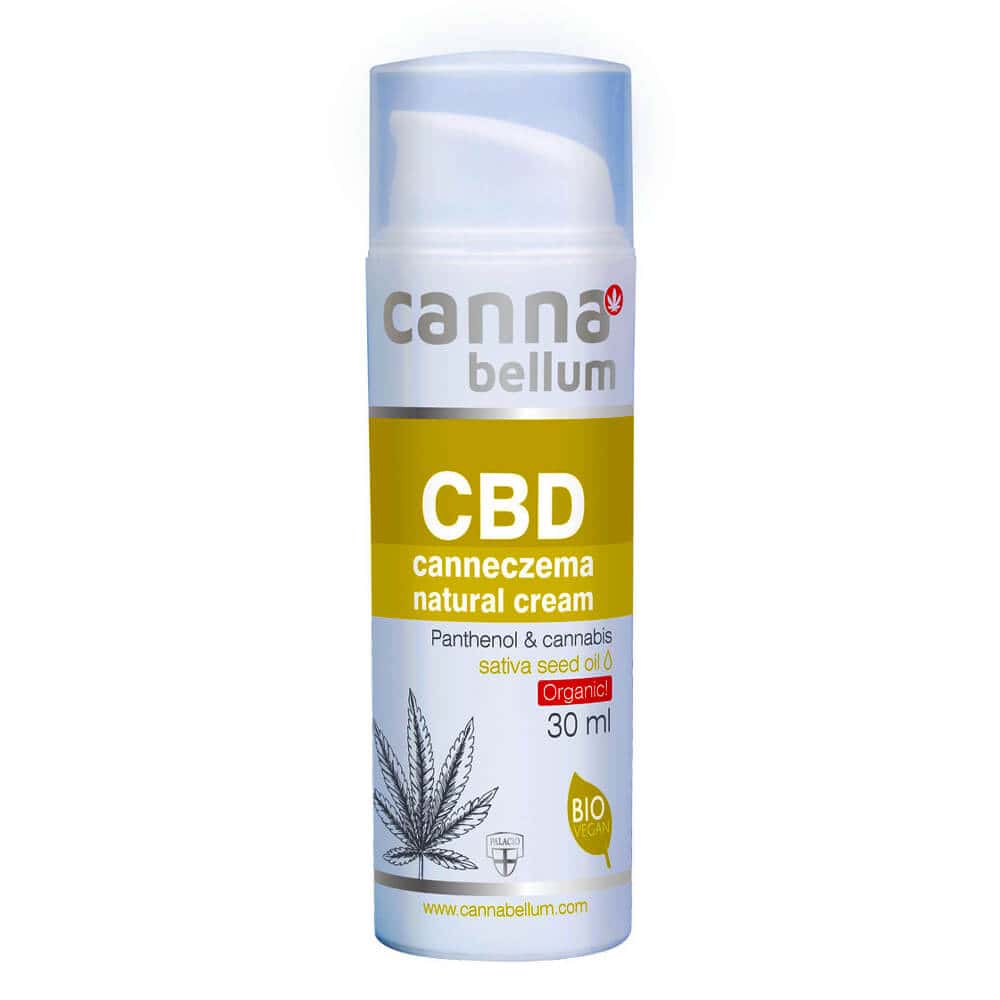 Prírodný krém s CBD Canneczema Cannabellum 30 ml