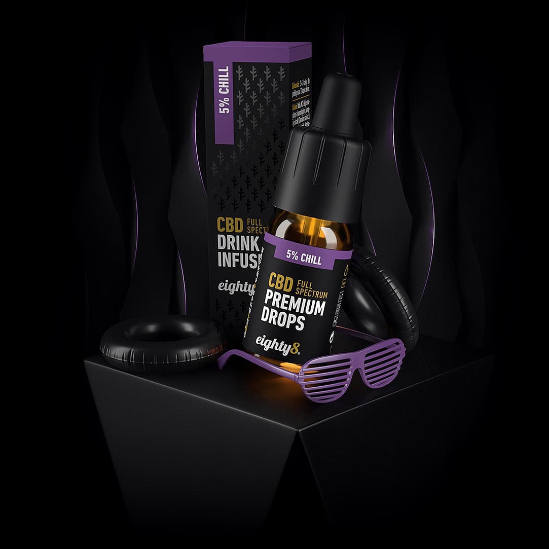 Chill CBD kvapky 5% eighty8 10ml