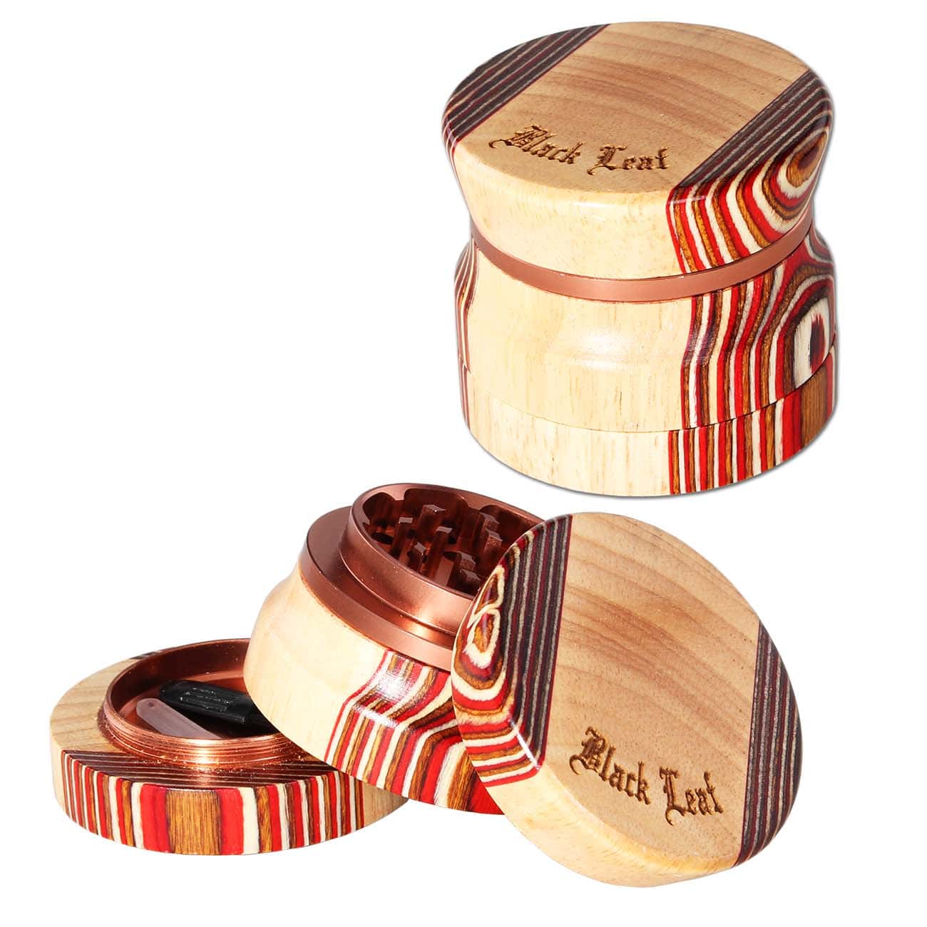 Drvička z javorového dreva 4-dielna Black Leaf