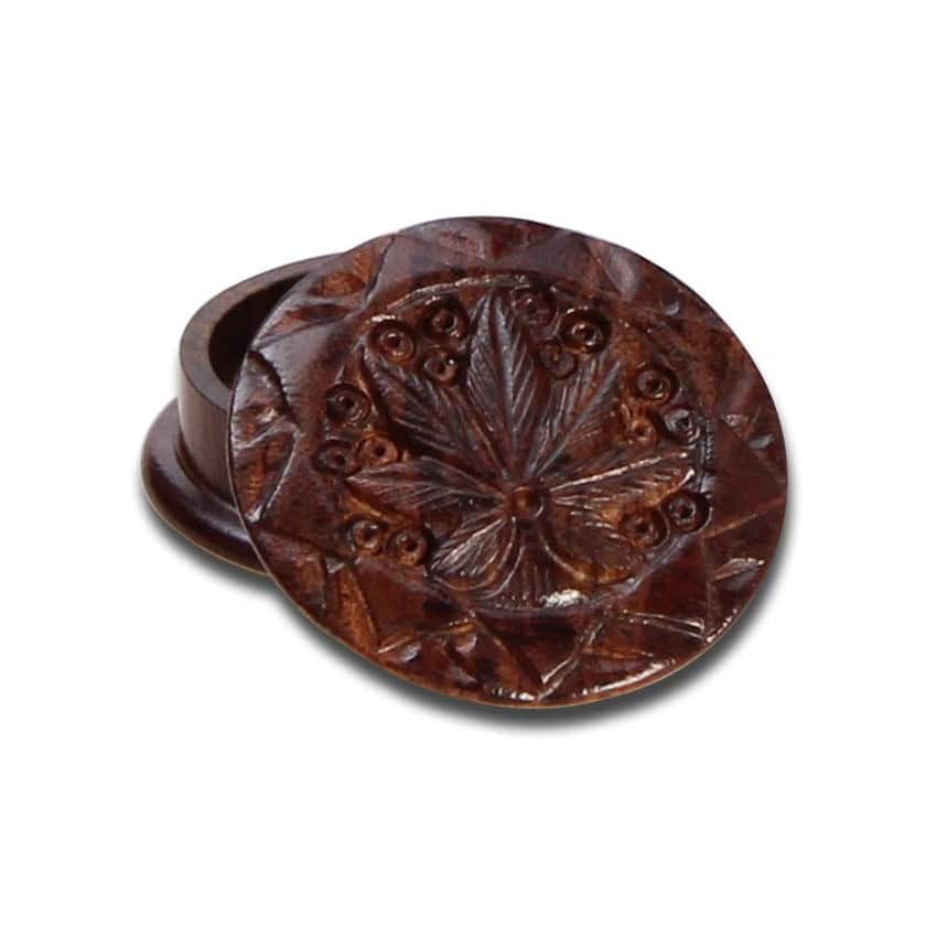 Drvička z ružového dreva 2-dielna Black Leaf