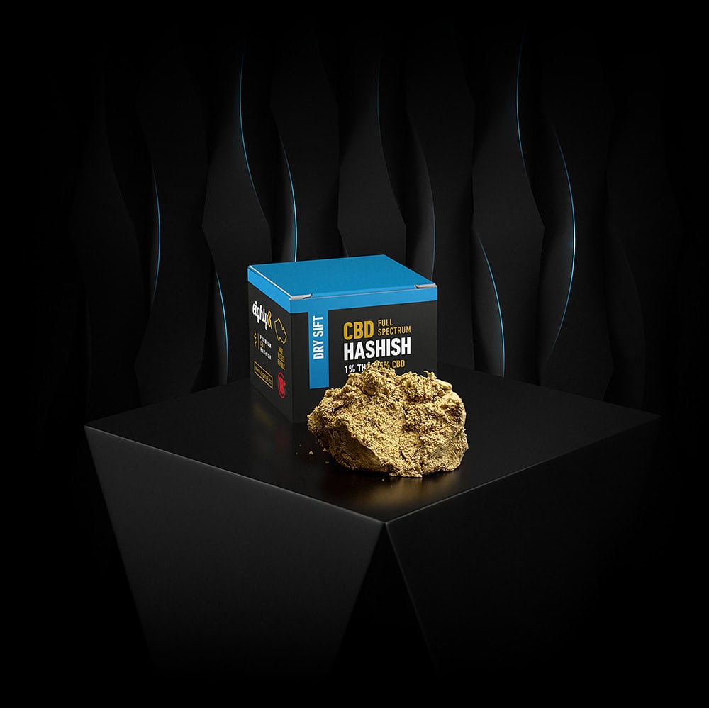 Dry Sift 12% CBD eighty8 hashish 1g