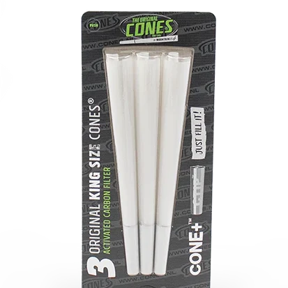 Dutinky na jointy CONES King Size + filter CTIP 3ks