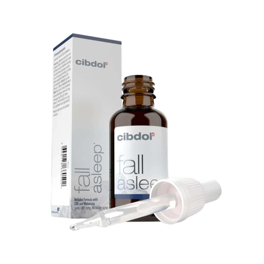 Fall Asleep cibdol CBD olej + Lipozomálny melatonín 30ml