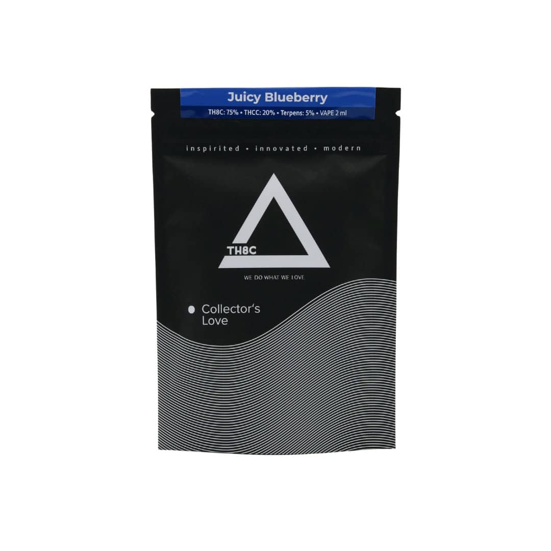 Juicy Blueberry TH8C + THCC vape pen by CBDpredajňa