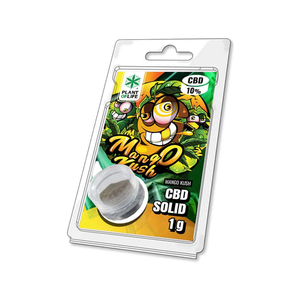 Konopná živica CBD Solid Mango Kush, Plant of Life 1g