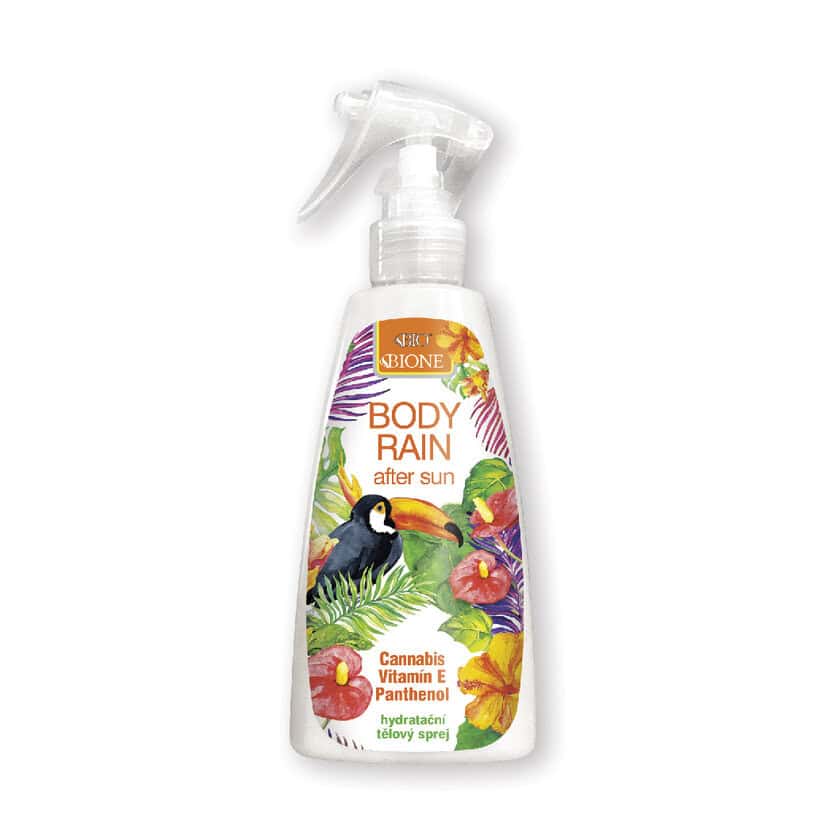 Konopný sprej po opalovaní BODY RAIN Bione 260ml