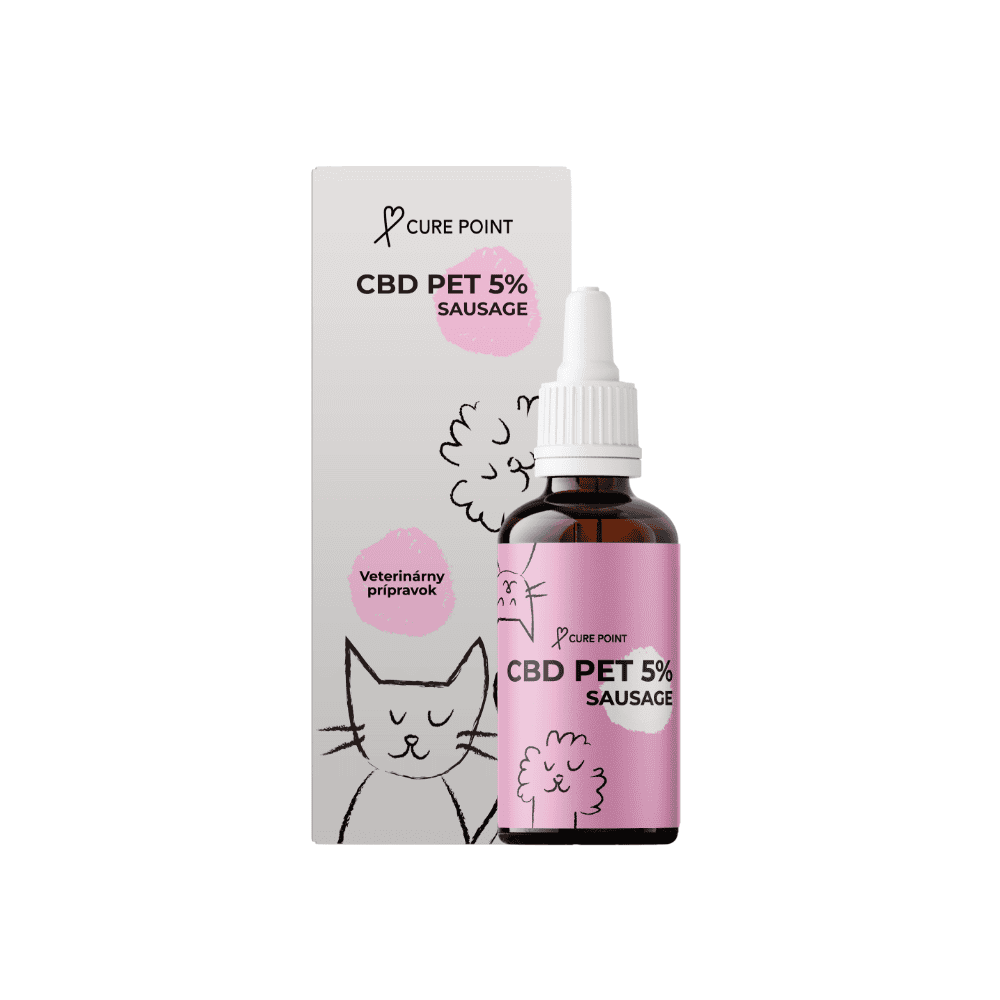 CurePoint CBD pre zvieratá SAUSAGE 5% 10ml