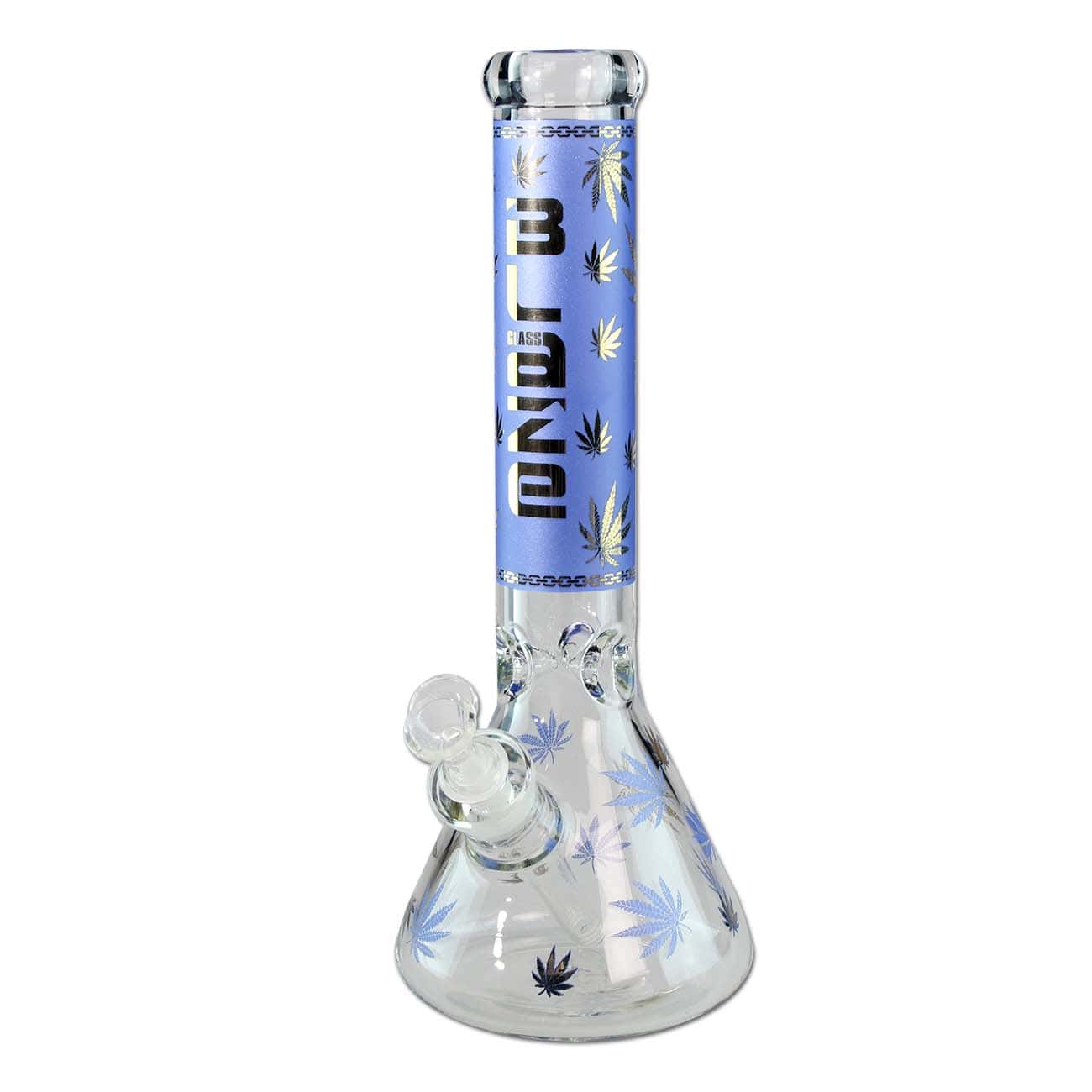 Sklenené bongo Ice Blue BLAZE 35,6 cm