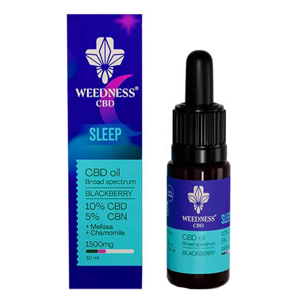 Sleep CBN kvapky WEEDNESS + Rumanček + Melissa 10ml