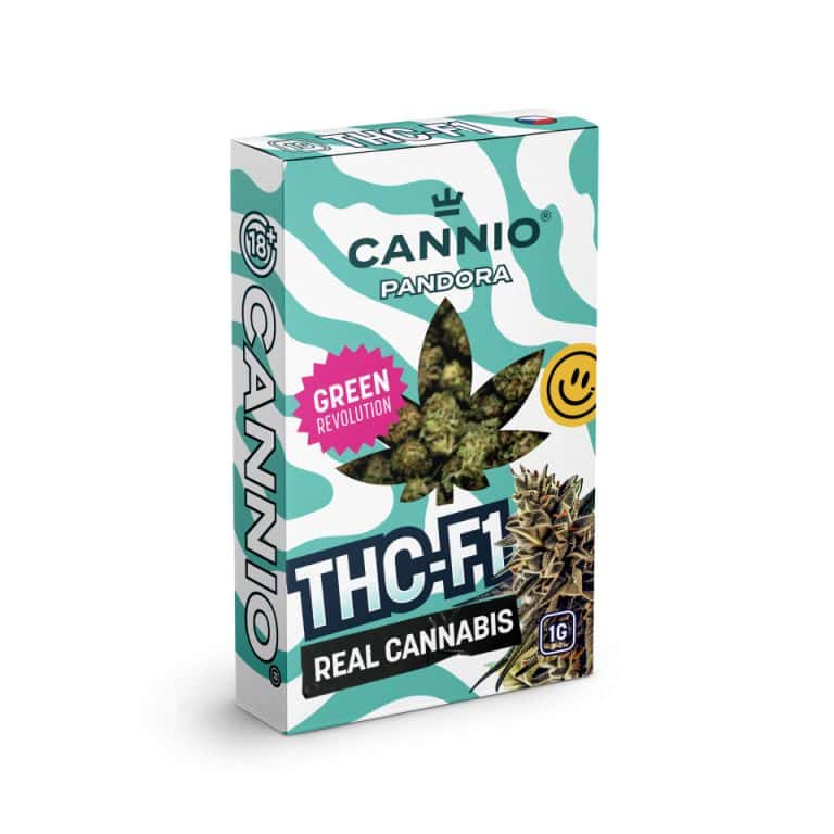 THC-F1 konopné kvety CANNIO 1g