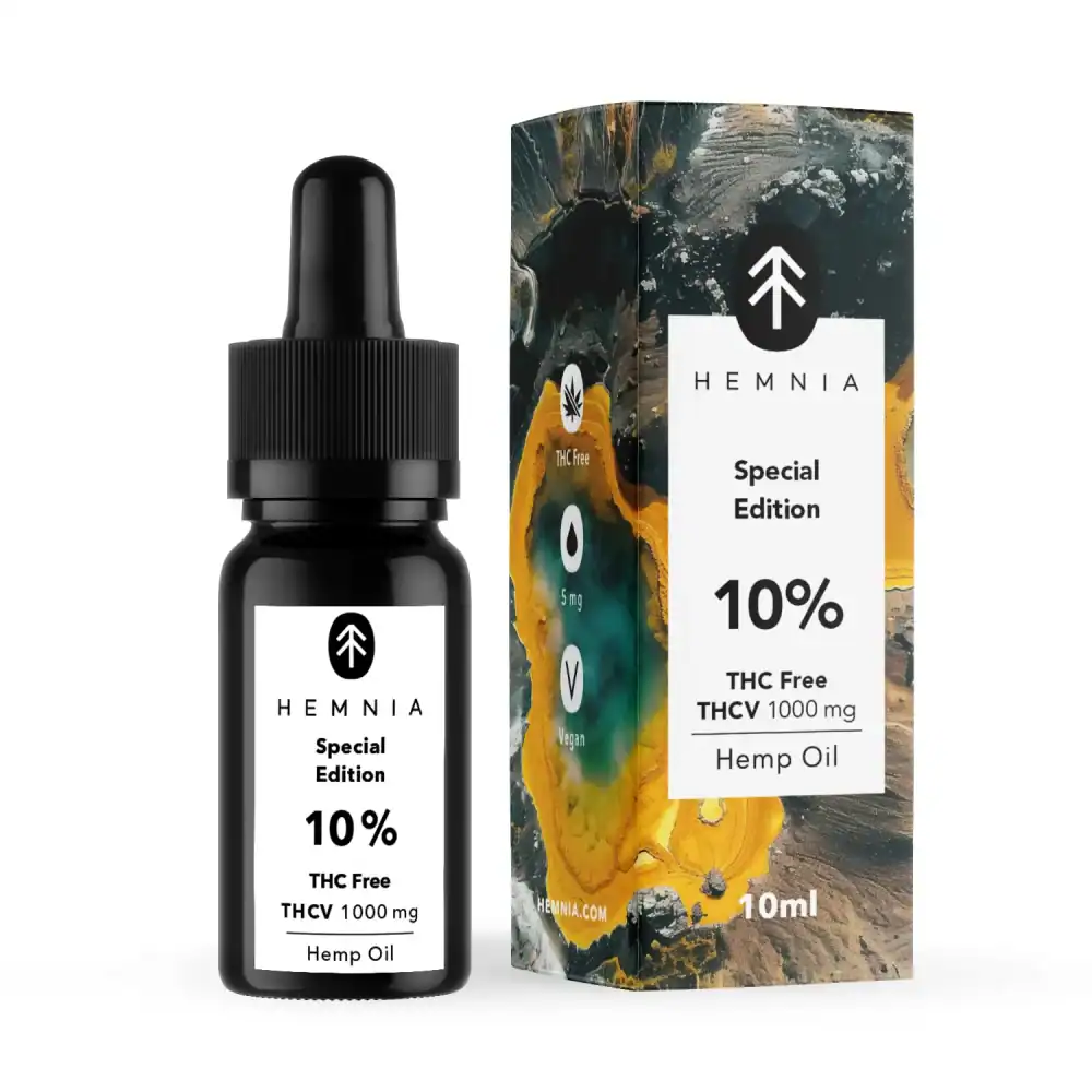 THC-V olej 10% HEMNIA, 10ml