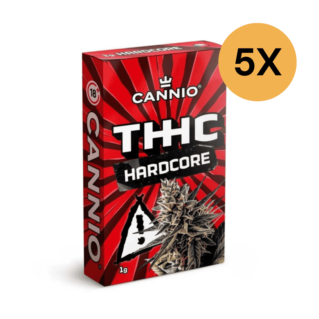 Výhodné balenie 5x THHC konopné kvety CANNIO 1g