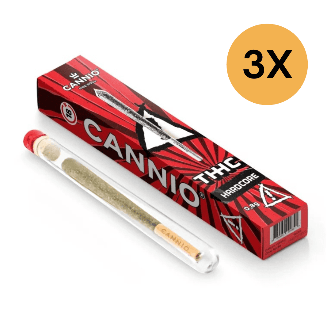Výhodné balenie 3x THHC pre-roll CANNIO 0,8g