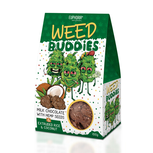 Weed Buddies EUPHORIA mliečna čokoláda