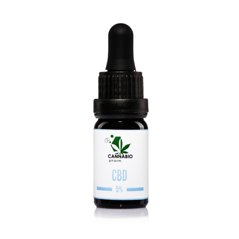 CANNABIO CBD kvapky 5% Broad Spectrum 10ml