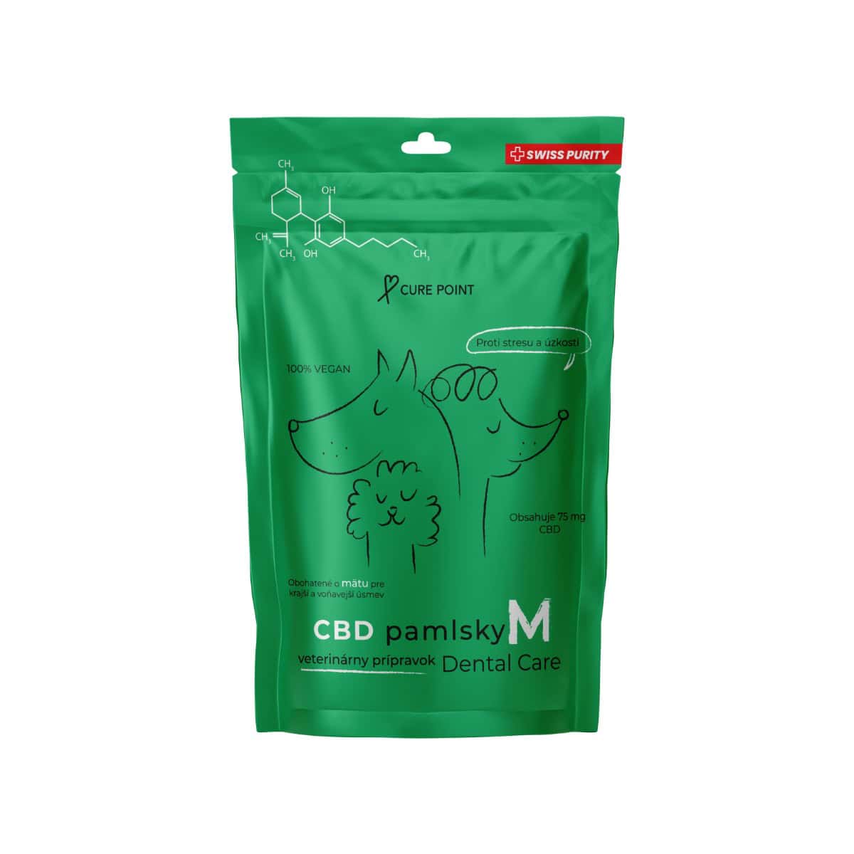 CBD Pamlsky Dental Care M, 100g