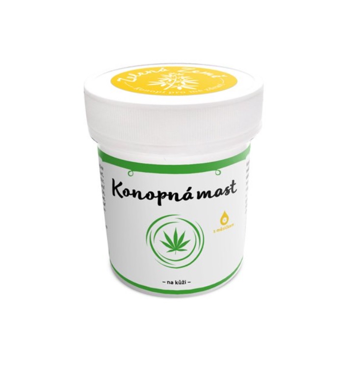 Zelená Země konopná masť na pokožku
