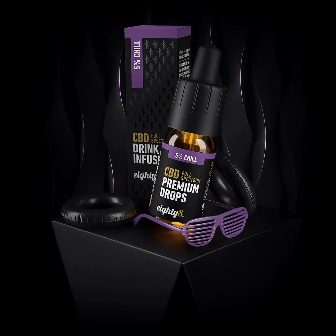 Chill CBD kvapky 5% eighty8 10ml