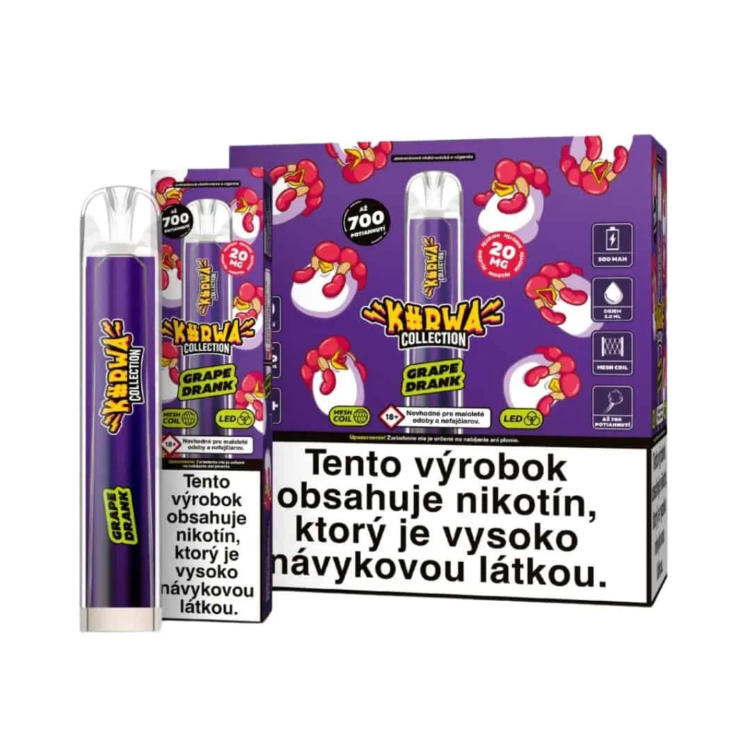 KURWA COLLECTION elektronická cigareta 20 mg/ml