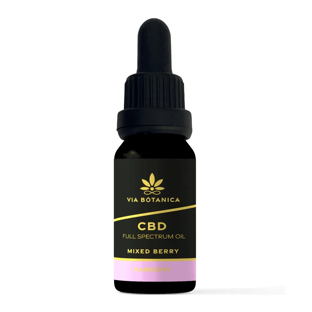 VIA BOTANICA CBD kvapky Harmony Malina 10ml