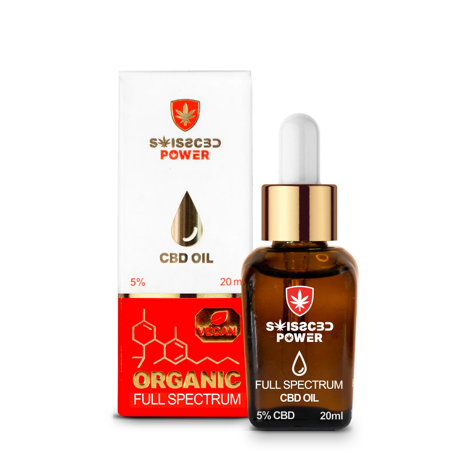 SWISS CBD POWER olej Full Spectrum 20ml