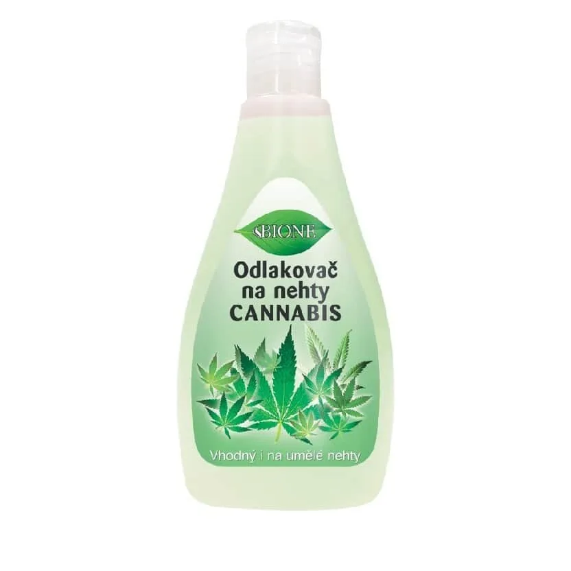 Konopný odlakovač na nechty Bione 200ml