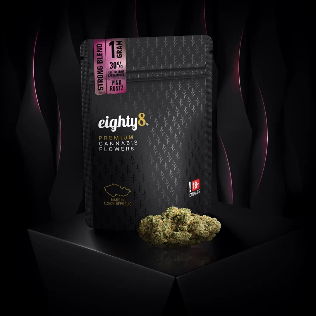 E8High konopné kvety eighty8 1g