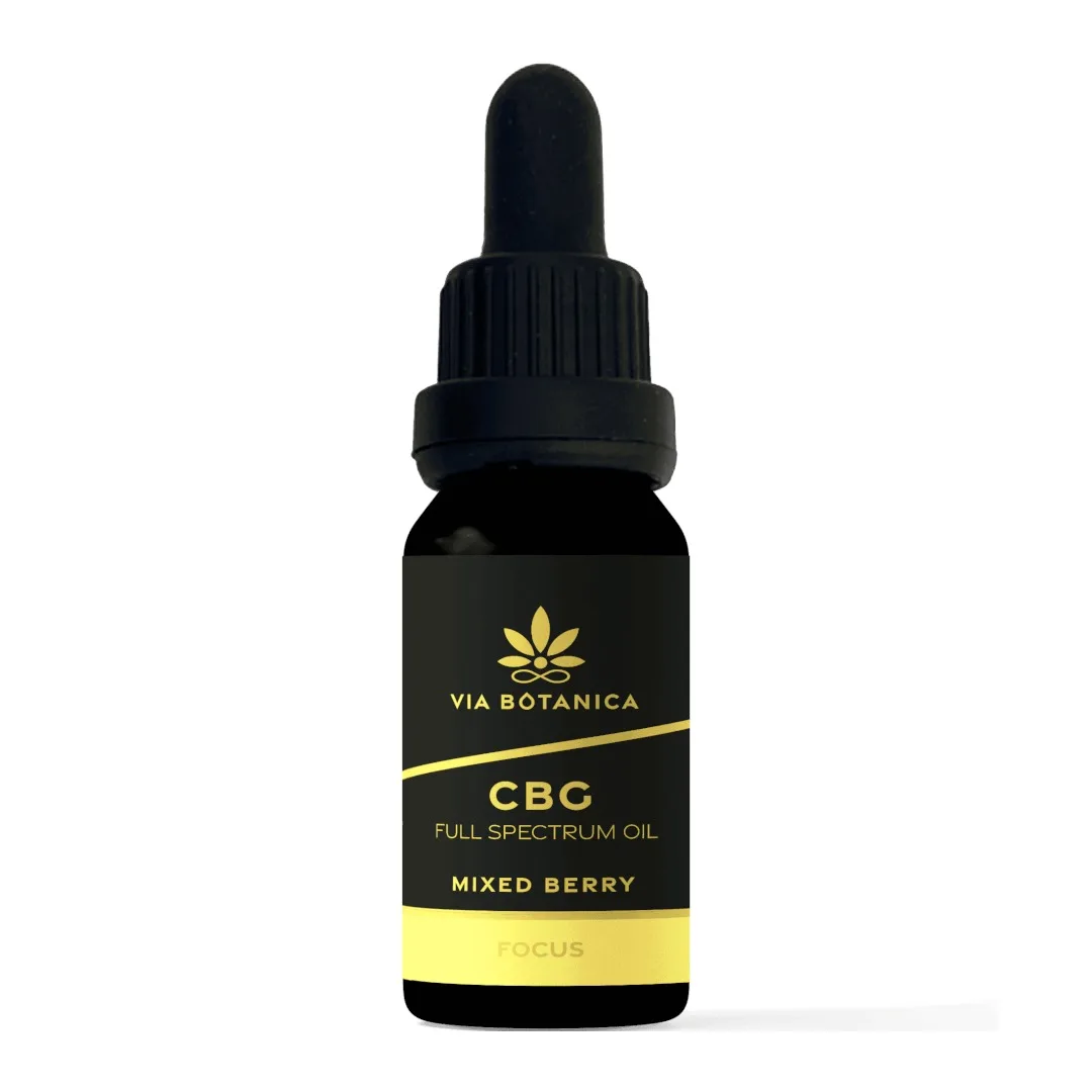 VIA BOTANICA CBG kvapky Focus Malina 10ml