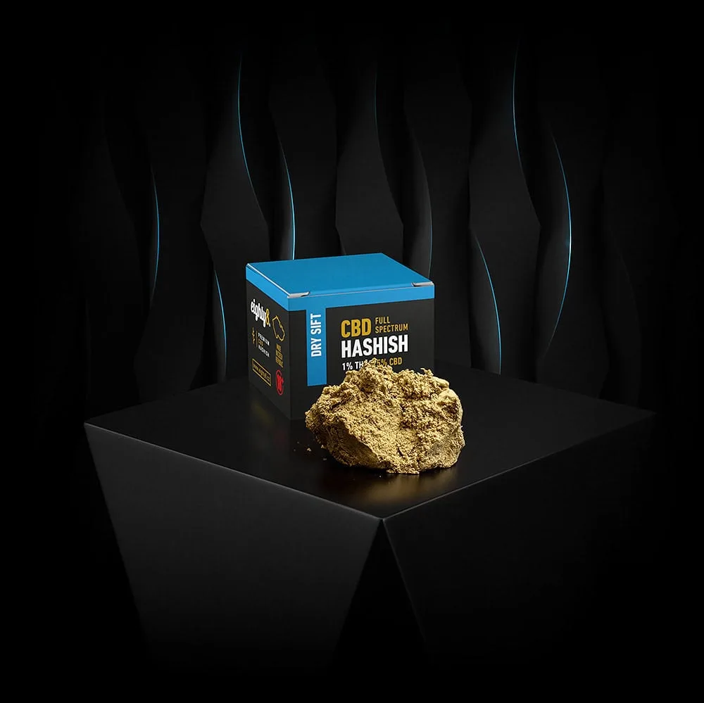 Dry Sift 12% CBD eighty8 hashish 1g