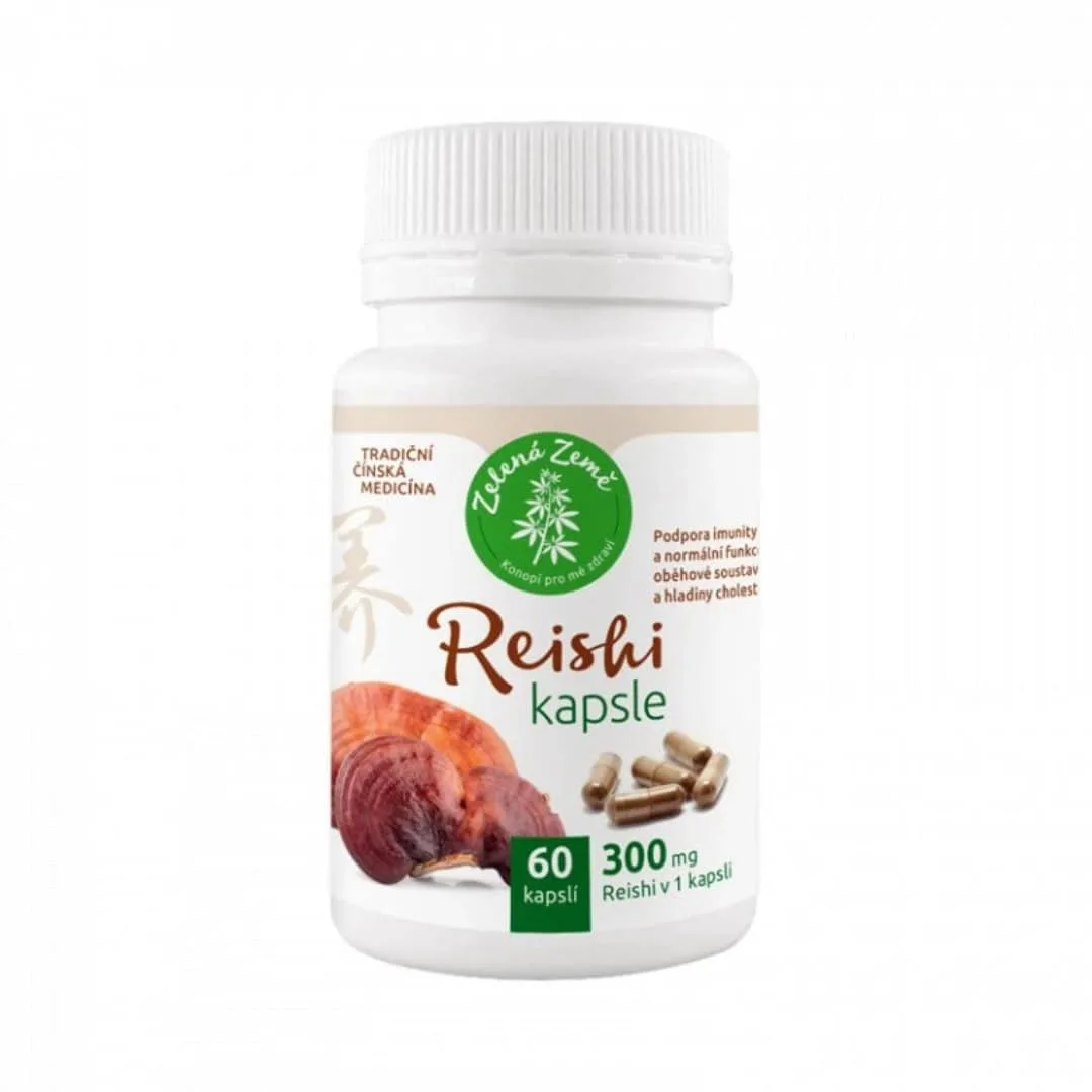 Zelená Země reishi kapsuly 60 ks