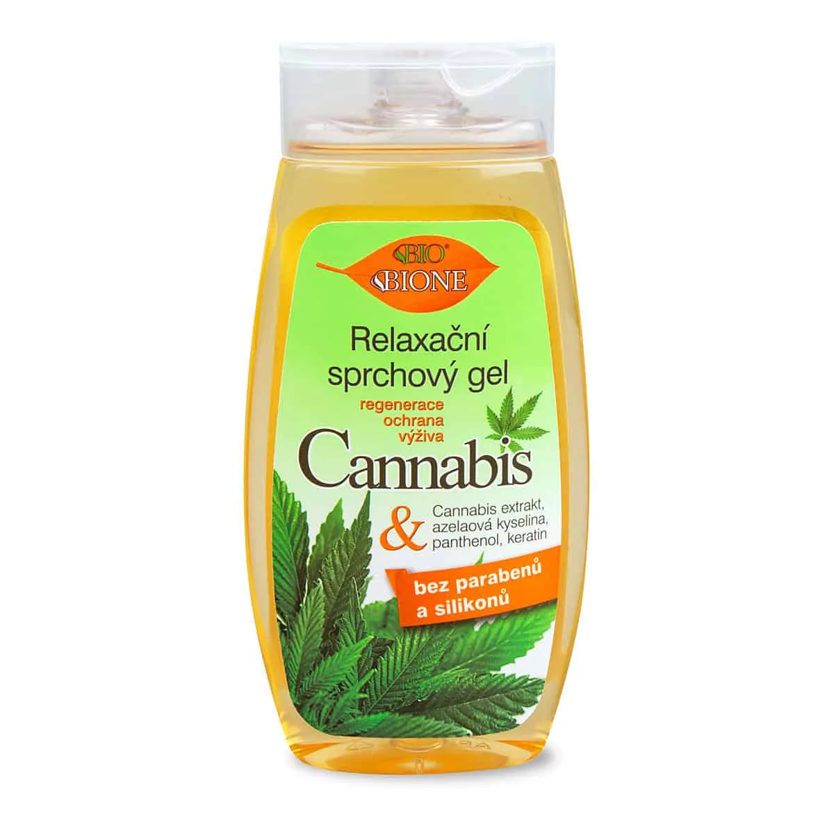 Relaxačný sprchový gél z konope Bione, 260ml
