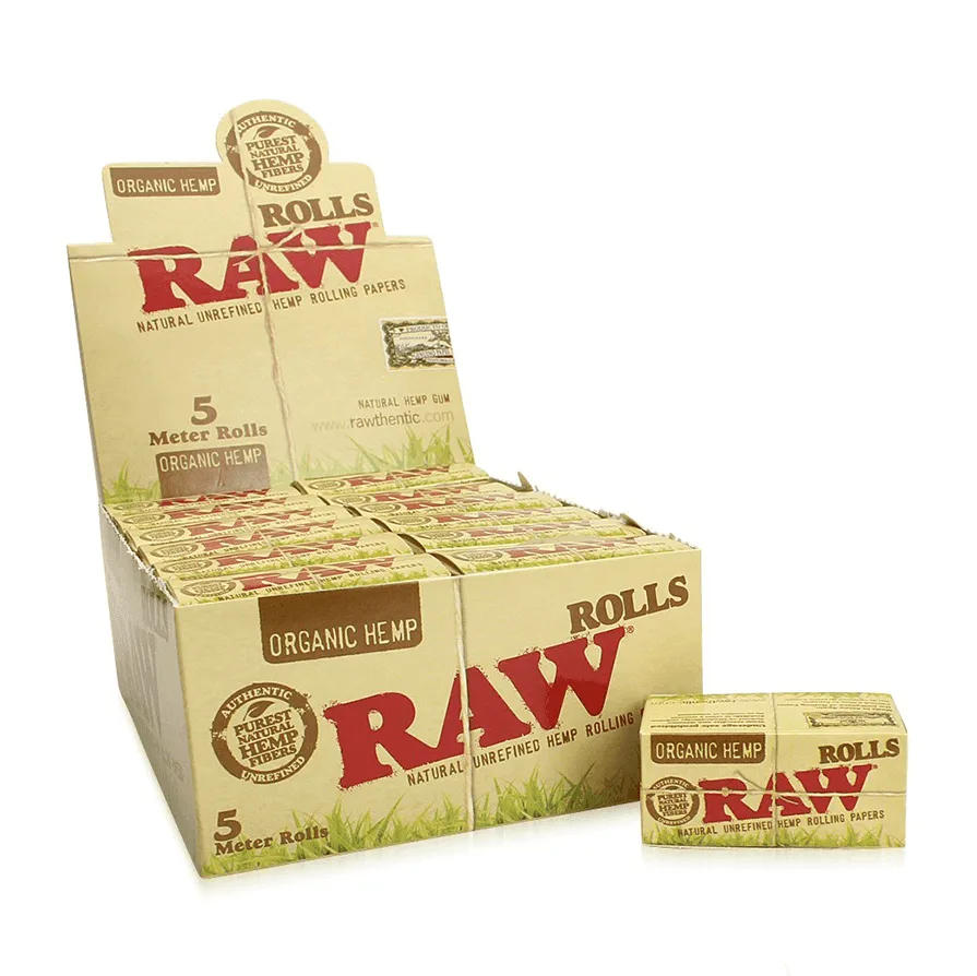 RAW rolls Organic Hemp 5m