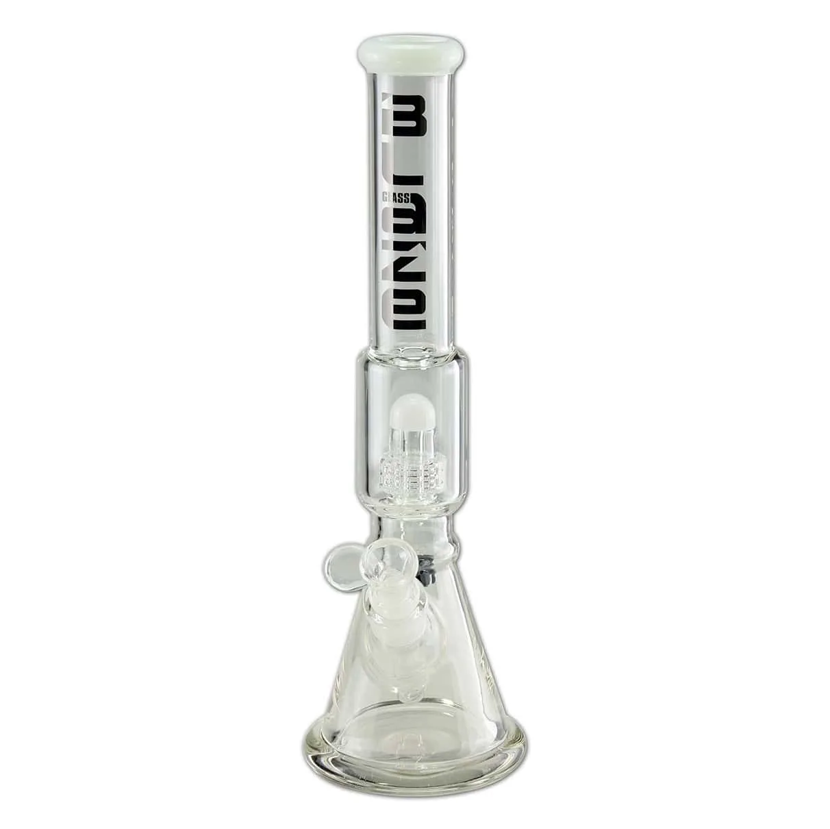 Sklenené bongo BLAZE bubnový perkolátor Ice 35cm