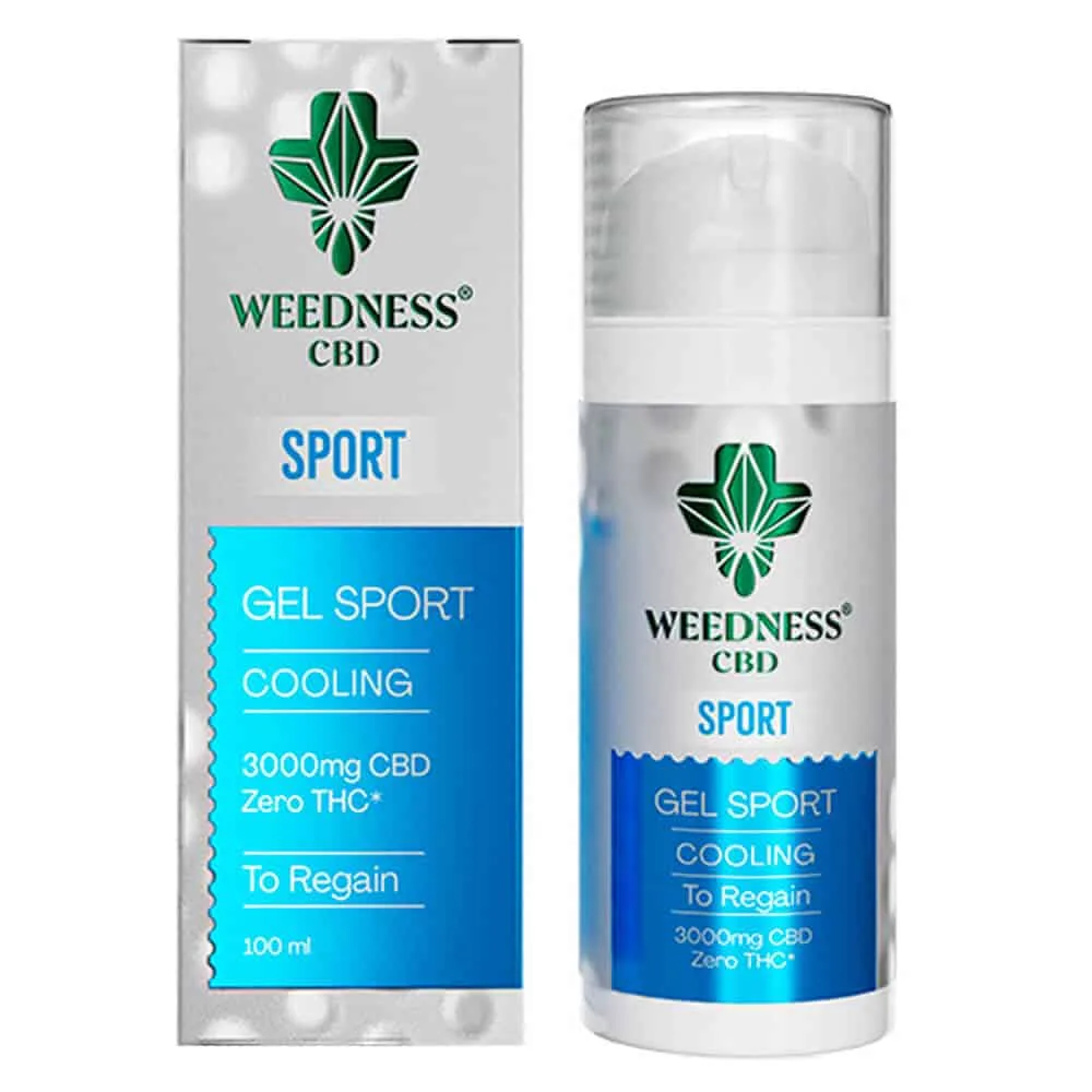 CBD chladivý gél Sport WEEDNESS 100ml