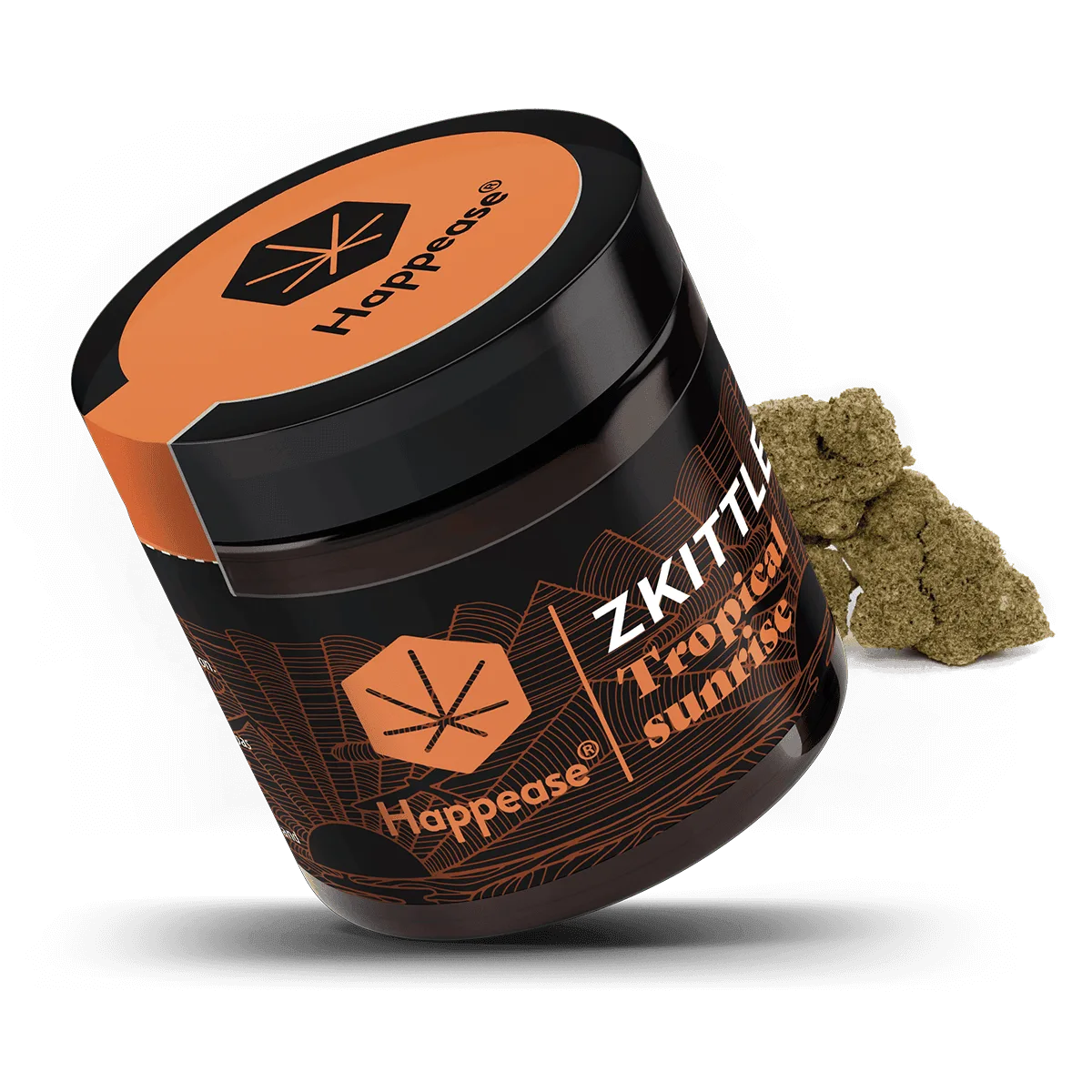 ZKITTLEZ konopný kvet CBD Happease