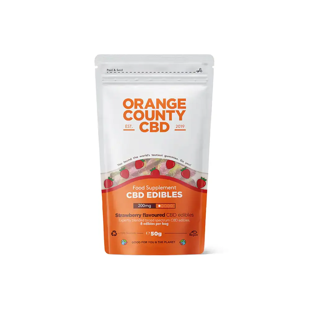 Strawberries CBD edibles Orange County