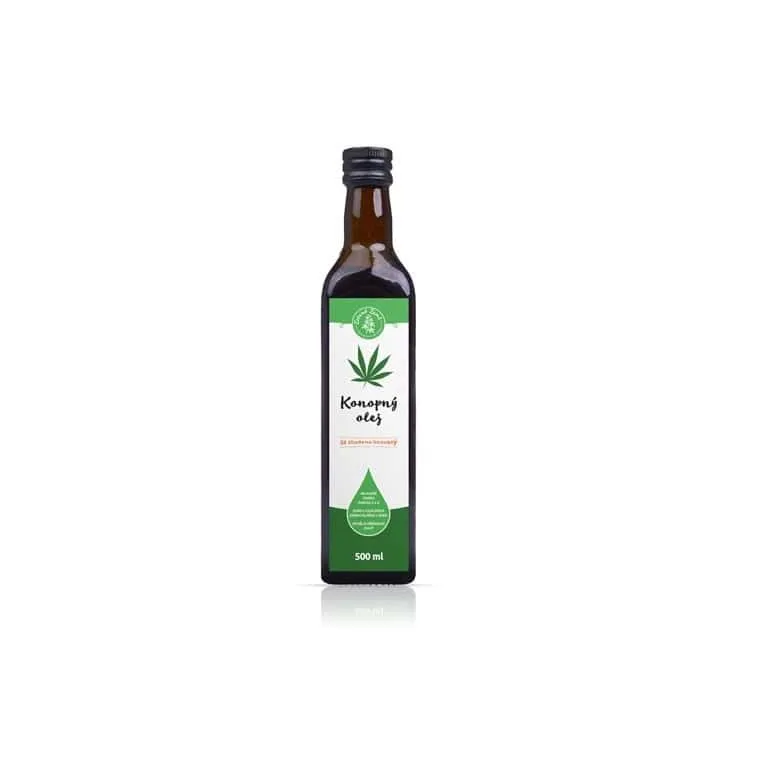 Zelená Země konopný olej 500 ml