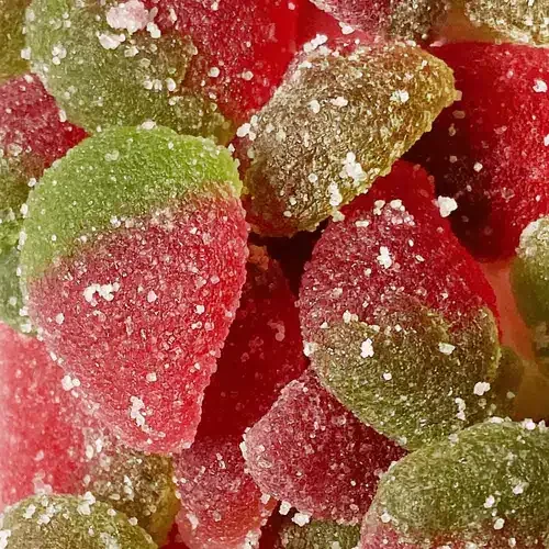 Strawberry CBD edibles Orange County 200mg 8ks 50g