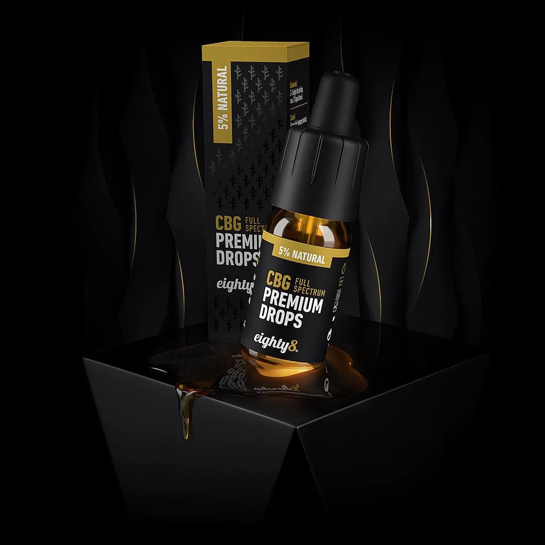 CBG kvapky 5% eighty8 10ml