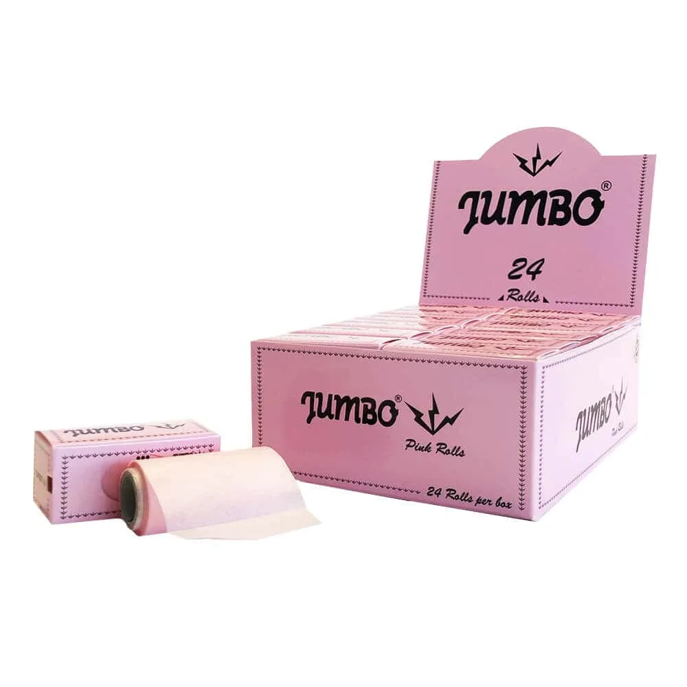 Rolovací papier ružový JUMBO Rolls 5m