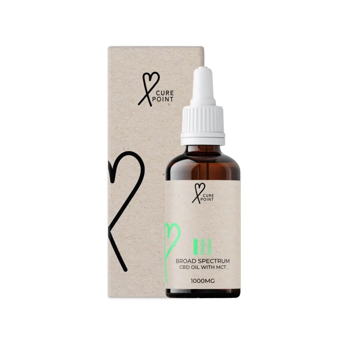 CurePoint CBD kvapky Široké spektrum 10ml