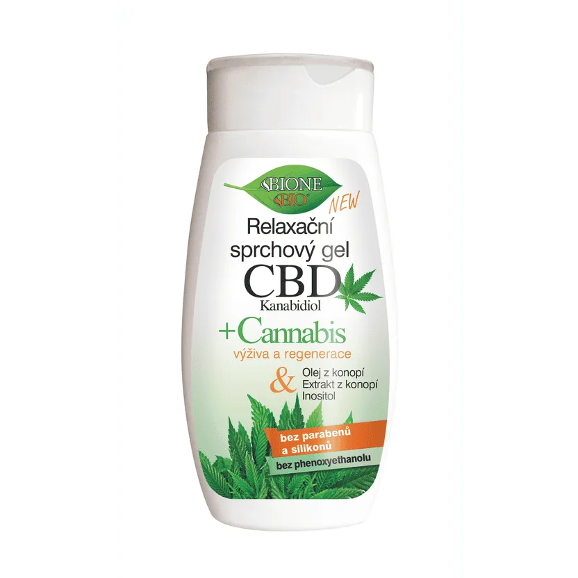 Sprchový gél relaxačný CBD Bione 260ml