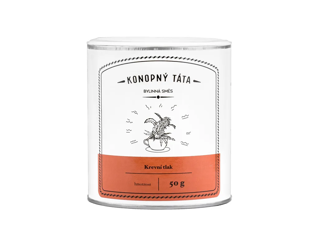 Konopný čaj Krvný tlak Konopný Táta 50g