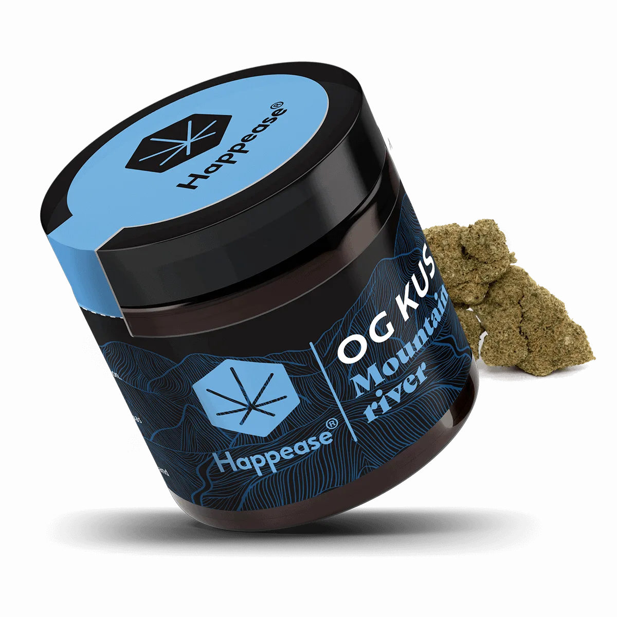 OG KUSH konopné kvety CBD Happease