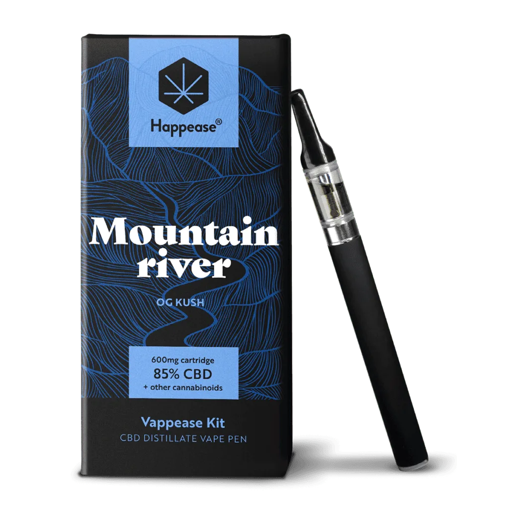 Happease vape CBD Mountain River KIT 85%